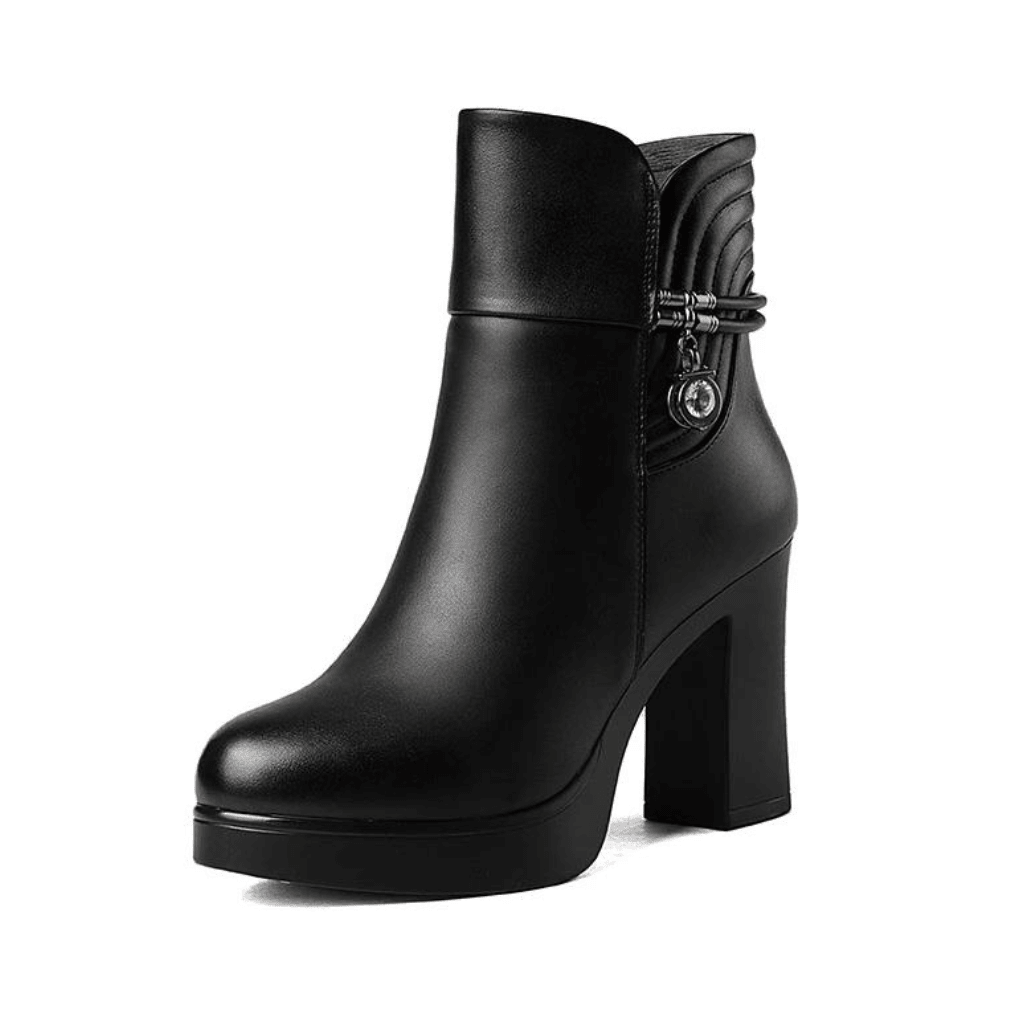 Bota Feminina de Couro Ayla