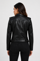 Jaqueta Feminina de Couro Outwear