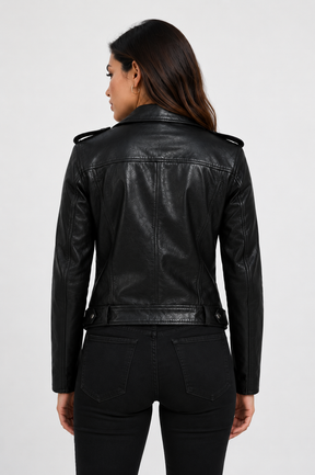 Jaqueta Feminina de Couro Outwear