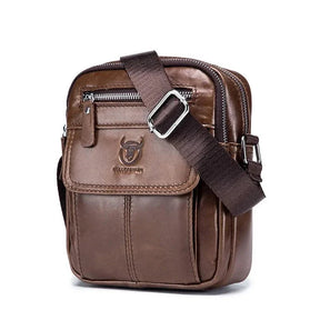 Bolsa de Ombro em Couro Genuino- Bull Captain