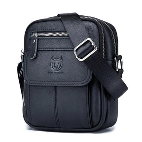 Bolsa de Ombro em Couro Genuino- Bull Captain