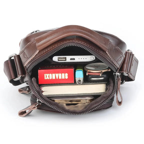 Bolsa de Ombro em Couro Genuino -  Genuine Premium