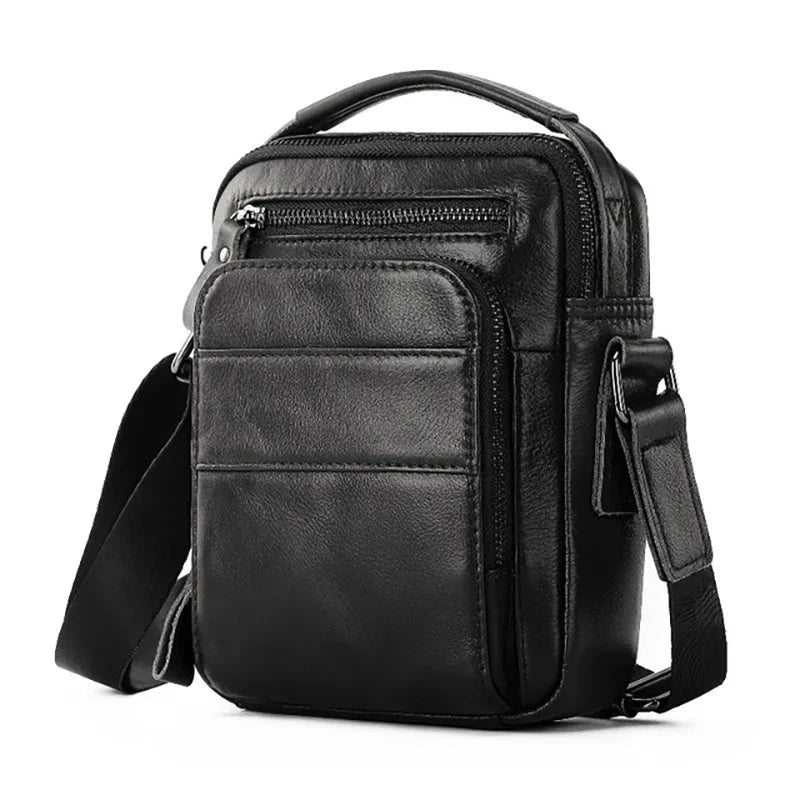 Bolsa de Ombro em Couro Genuino -  Genuine Premium