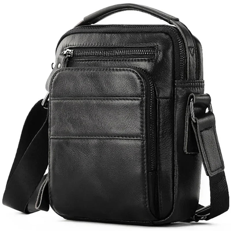 Bolsa de Ombro em Couro Genuino -  Genuine Premium