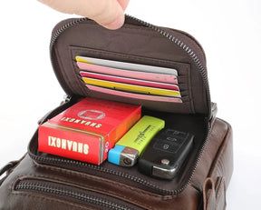 Bolsa de Ombro em Couro Genuino -  Genuine Premium