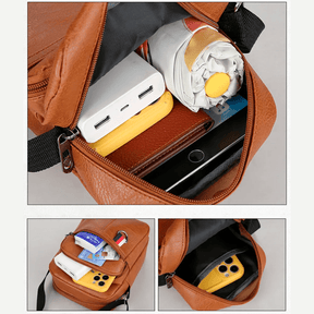Bolsa de Ombro em Couro Genuino - Hernandes Ferraz
