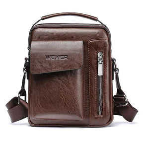 Bolsa de Ombro em Couro Genuino - Weixier Premium