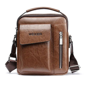 Bolsa de Ombro em Couro Genuino - Weixier Premium