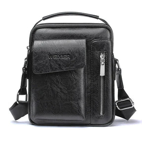 Bolsa de Ombro em Couro Genuino - Weixier Premium