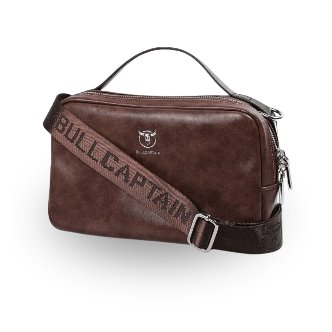 Bolsa de Ombro em Couro - Bull Captain