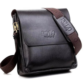 Bolsa de Ombro em Couro - Polo Premium