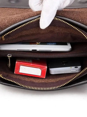 Bolsa de Ombro em Couro - Polo Premium