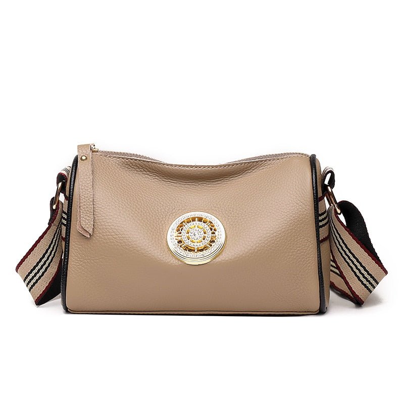 Bolsa de Ombro Feminina Pequena Couro - Divier Fernandes