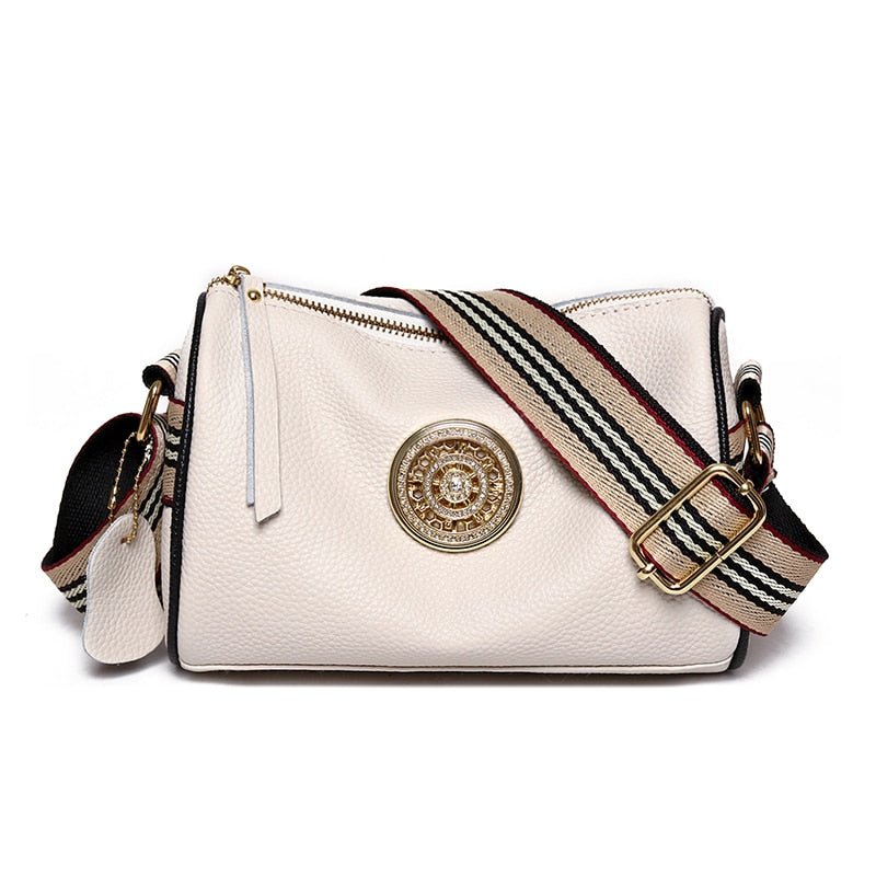 Bolsa de Ombro Feminina Pequena Couro - Divier Fernandes