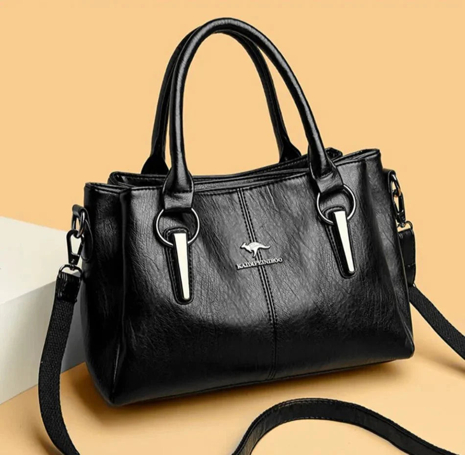 Bolsa Feminina de Couro Genuíno - Aura Legrand