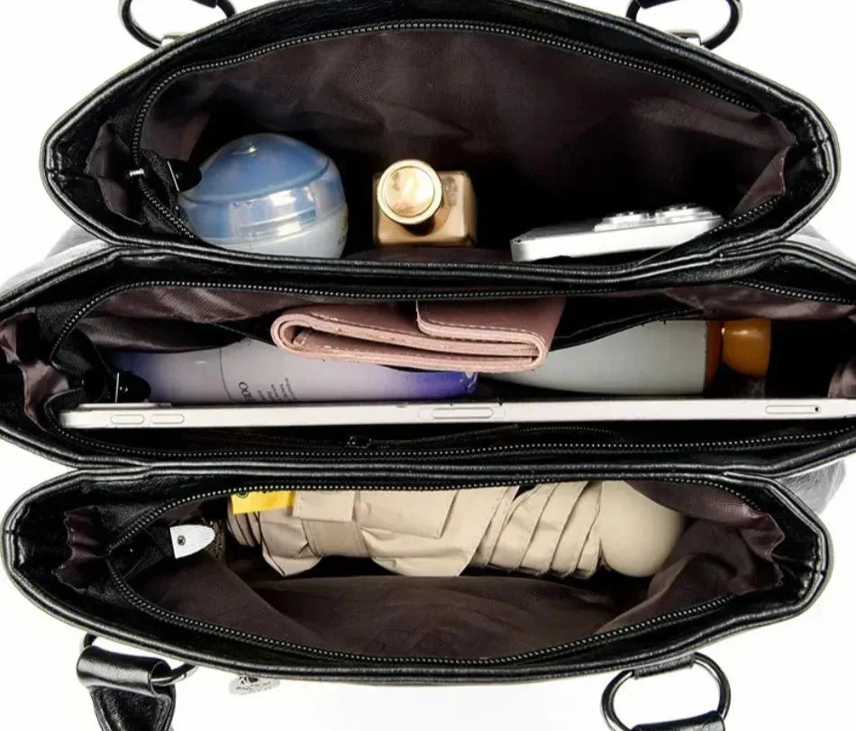 Bolsa Feminina de Couro Genuíno - Aura Legrand