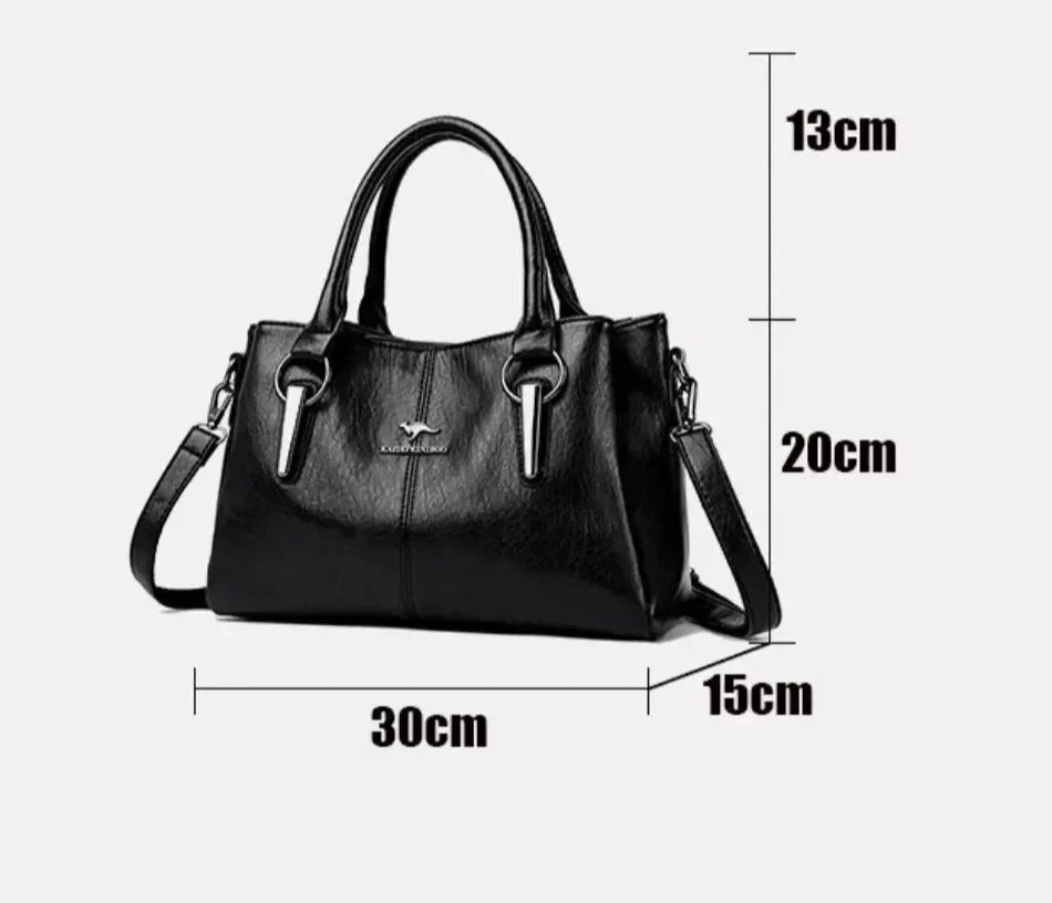 Bolsa Feminina de Couro Genuíno - Aura Legrand