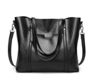 Bolsa Feminina de Ombro em Couro Genuino - Mulher Elegante