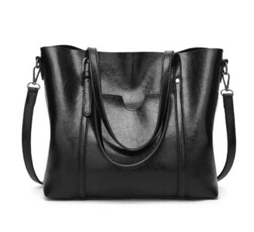 Bolsa Feminina de Ombro em Couro Genuino - Mulher Elegante