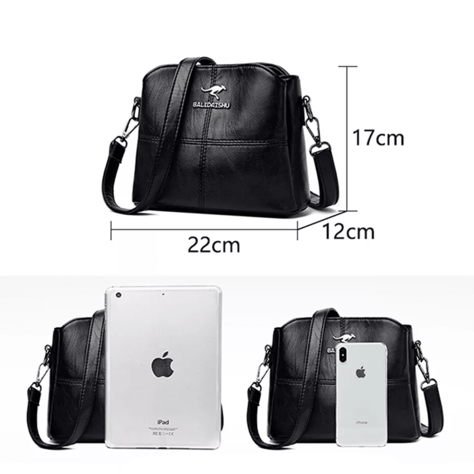 Bolsa Feminina em Couro Genuino - Hernandes Classic [Alça de Brinde]