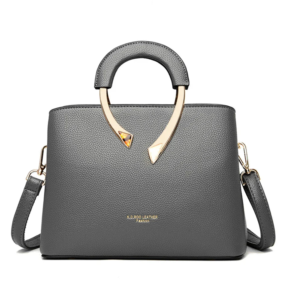 Bolsa Feminina em Couro Genuino - Luxo Elegance