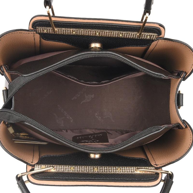 Bolsa Feminina Luxo em Couro Genuino - Aussie