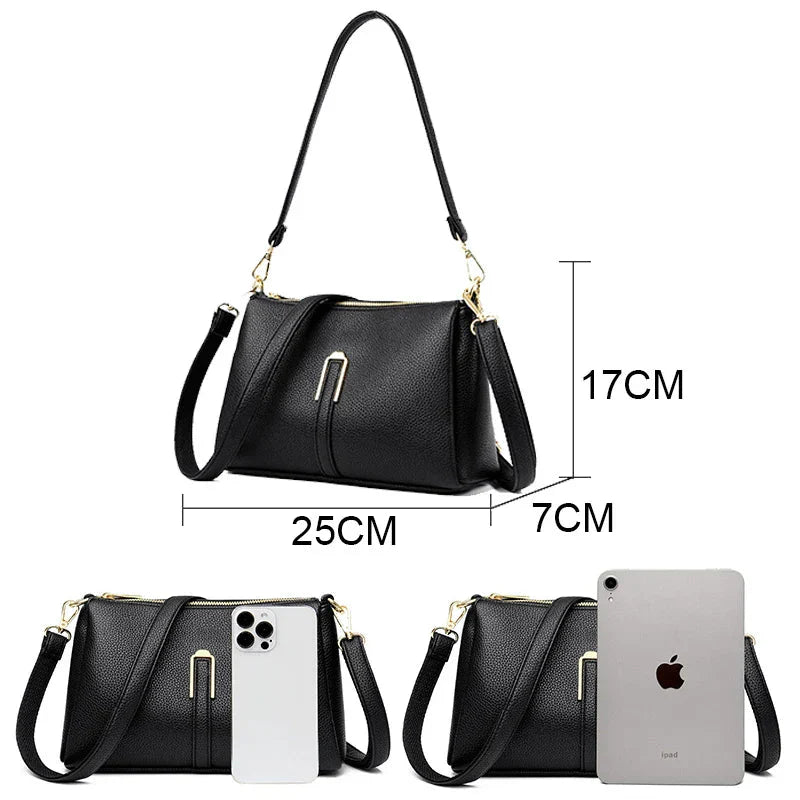 Bolsa Feminina Pequena em Couro Genuino -  Laydiani Premium