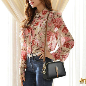 Bolsa Feminina Transversal em Couro Genuino - LovyLife