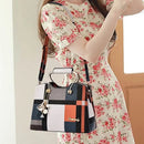 Bolsa Feminina Xadrez em Couro Genuino - Queen Premium