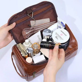 Bolsa Organizadora Necessaire em Couro Genuino - CouroBag