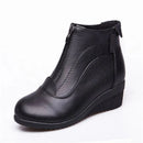 Bota de Couro Cano Curto Marye