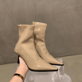 Bota de Couro Feminina Chelsea