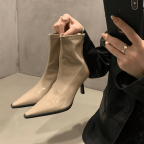 Bota de Couro Feminina Chelsea