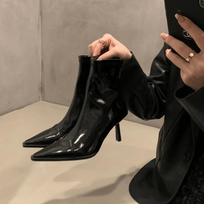 Bota de Couro Feminina Chelsea