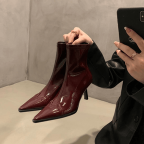 Bota de Couro Feminina Chelsea