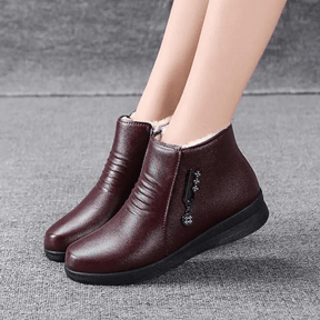 Bota Feminina de Couro Alexis