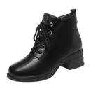 Bota Feminina de Couro Aveludada Carey