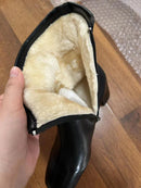 Bota Feminina de Couro Aveludada Heritage