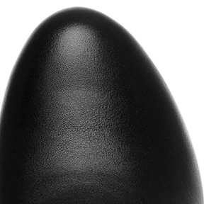 Bota Feminina de Couro Aveludada Luxo