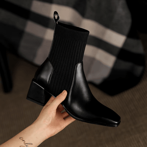 Bota Feminina de Couro Beatrice