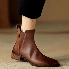 Bota Feminina de Couro Begonha