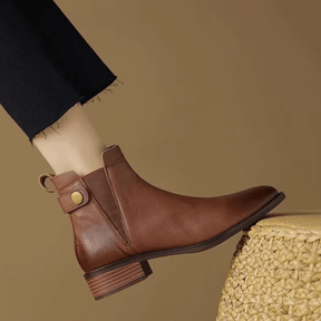 Bota Feminina de Couro Begonha