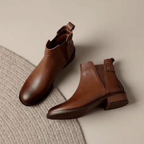 Bota Feminina de Couro Begonha