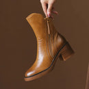 Bota Feminina de Couro Brooklyn