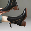 Bota Feminina de Couro Brooklyn
