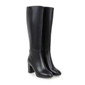 Bota de Couro Feminina Kabani Cano Alto Ladie
