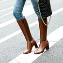 Bota de Couro Feminina Kabani Cano Alto Ladie