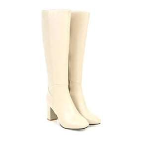 Bota de Couro Feminina Kabani Cano Alto Ladie