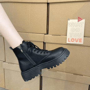 Bota Feminina de Couro Cano Curto Luna