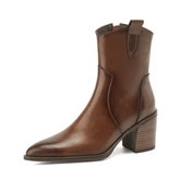 Bota Feminina de Couro Charlotte